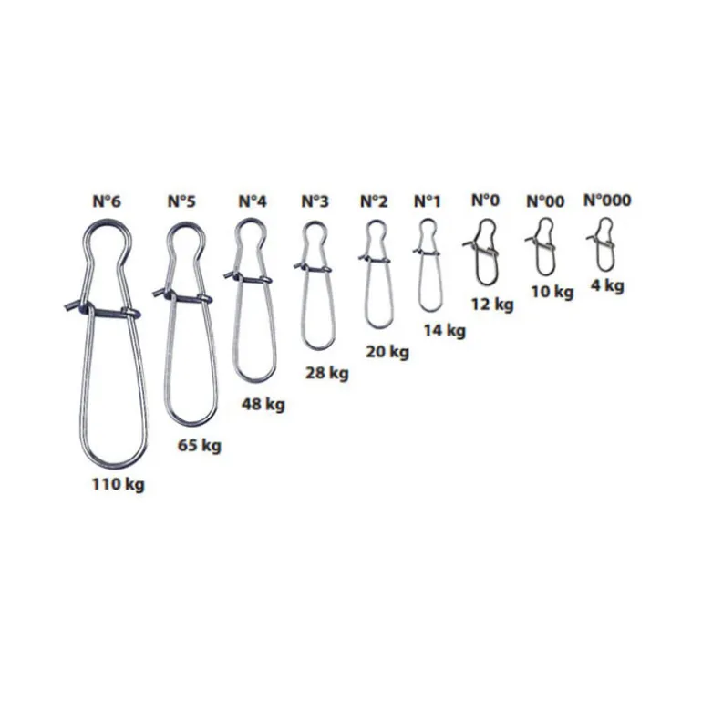 Agrafes flashmer americaine inox (x10)