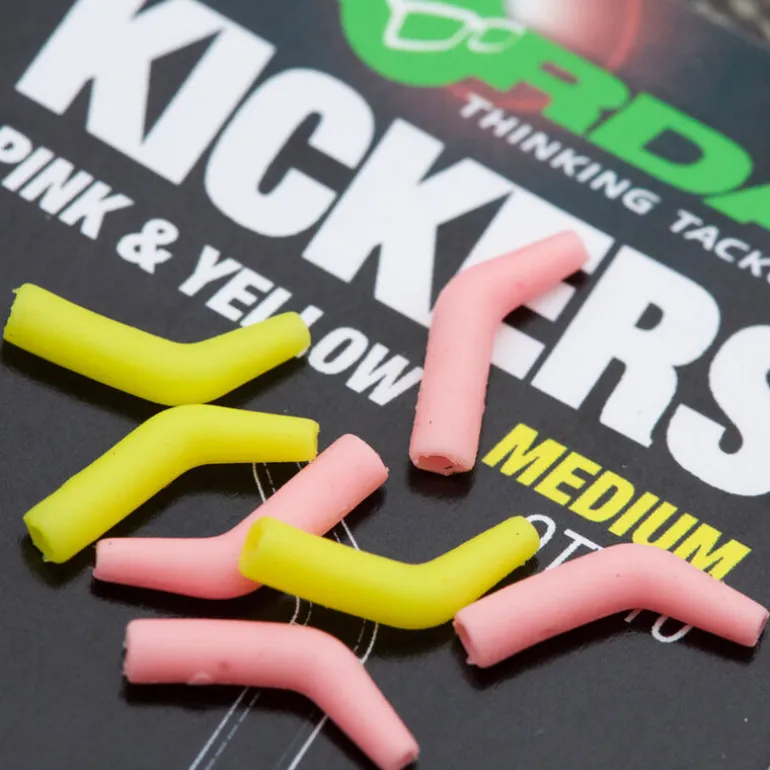 Aligneur de ligne carpe korda kickers jaune/rose (x10)