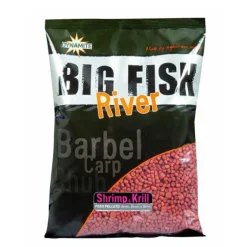 Amorce Dynamite Baits Big Fish River Feed Pellets Arôme Shrimp / Krill 8mm, 1.8kg