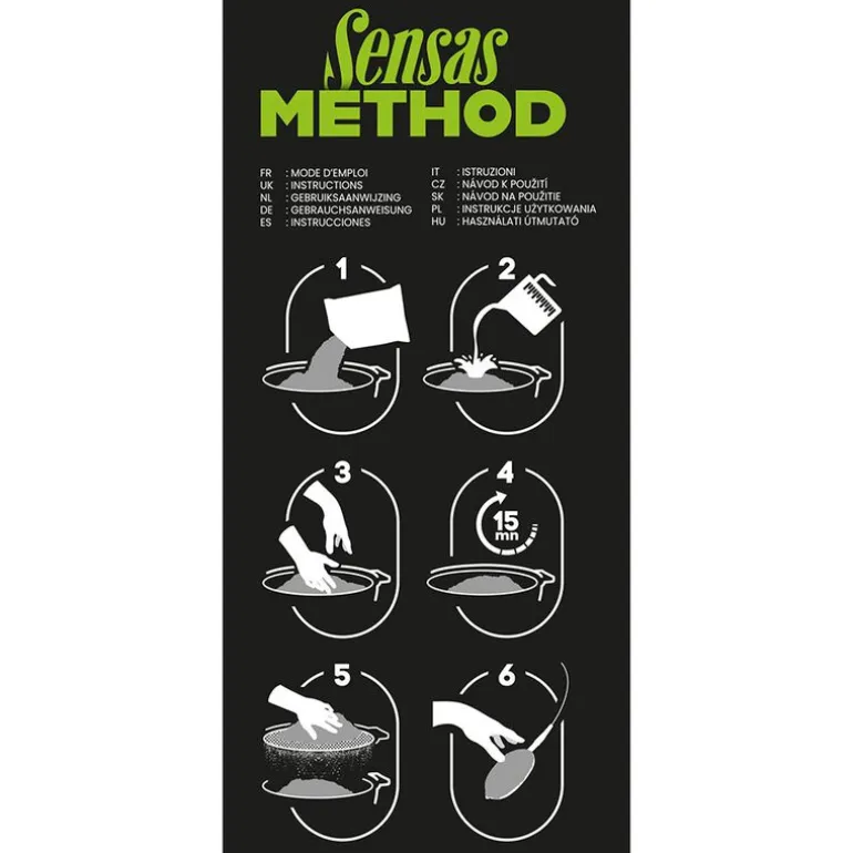 Amorce Feeder Sensas Method Mix Natural Scopex 1kg