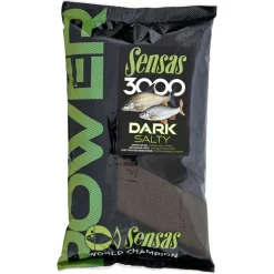 Amorce SENSAS 3000 Power Dark Salty 1kg