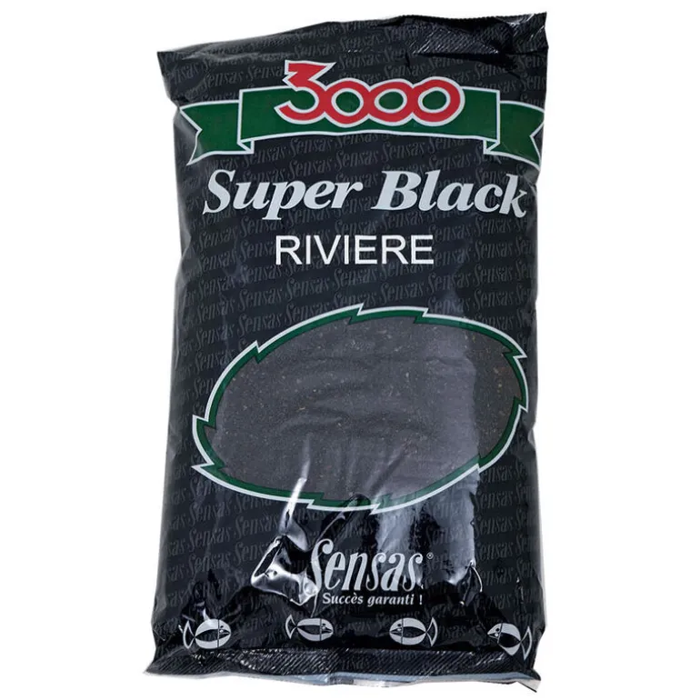 Amorce Sensas 3000 Super Black Riviere 1kg