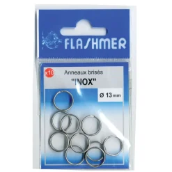 Anneaux Brisés Flashmer Inox (x10)