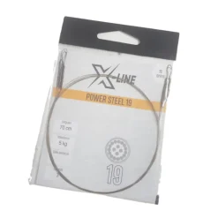 Bas de ligne acier monté carnassier x-line power steel 19 brins spécial leurres 12cm (x3)