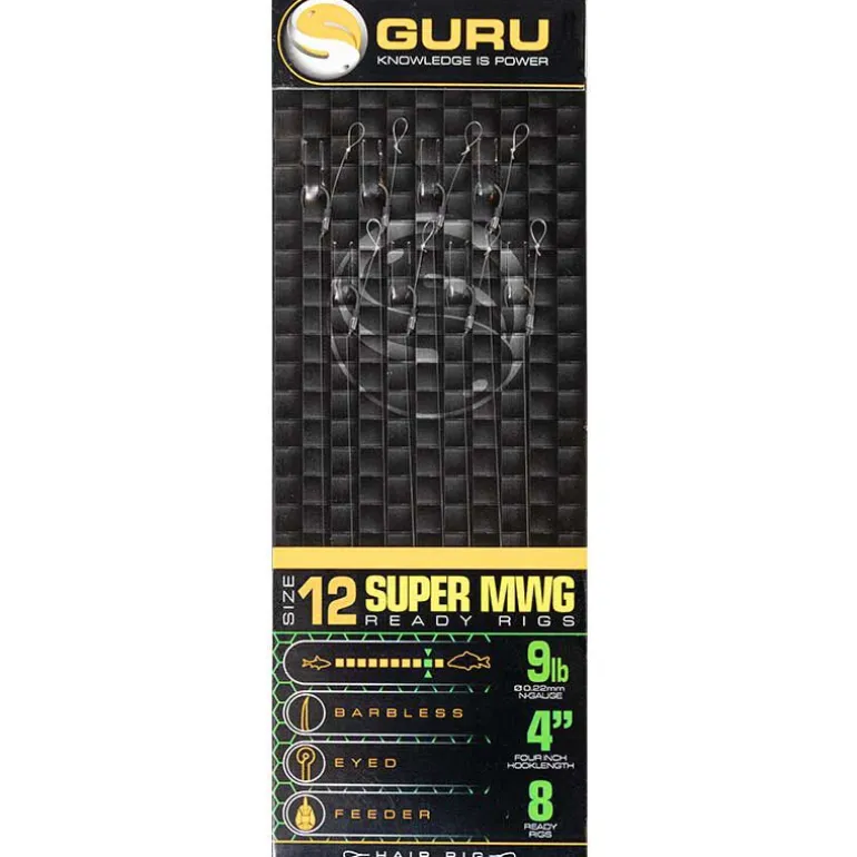 Bas de ligne guru smwg standard hair 4" (10cm)
