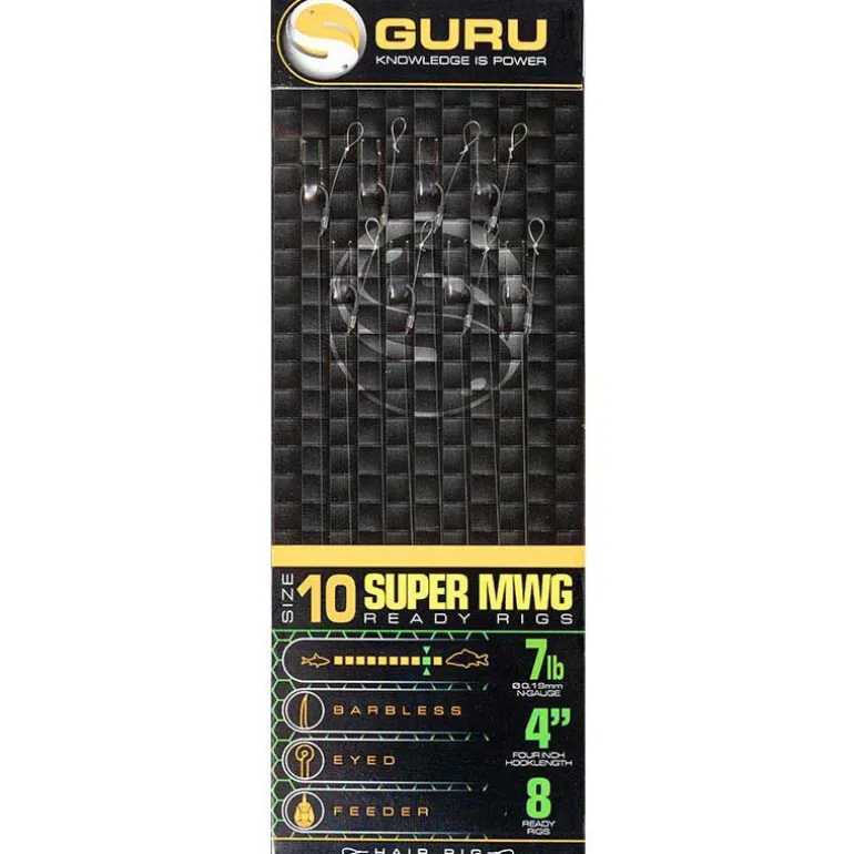 Bas de ligne guru smwg standard hair 4" (10cm)