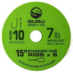 Bas de ligne guru smwg standard hair 15" (38cm)
