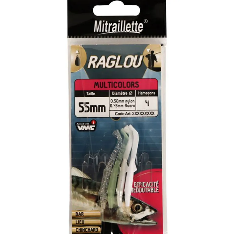 Bas de ligne Ragot Raglou 55 Sabiki