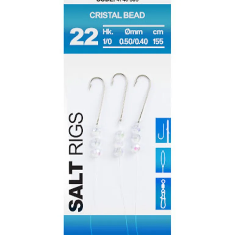 Bas de Ligne SPRO Salt Rig Cristal Bead