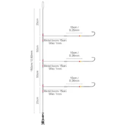 Bas de Ligne SPRO Salt Rig Metal Boom Aberdeen