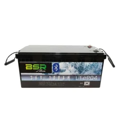 Batterie BSR Bac Monobloc LifePo4 36V/100 Ah + chargeur non étanche 10A