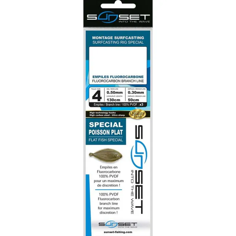 Bdl Surfcasting RS COmpetition Spec Pois Plat/Fluoro SUnset