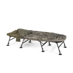 Bedchair Nash Indulgence HD40 Sleep  System 8 Legs Camo Wide