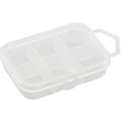 Boîte à accessoires Plastilys boite 6 cases 9.1 x 6.6 x 2.2cm