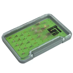 Boîte à mouche silverstone waterpro rubber slim/small (capacité 75 mouches)