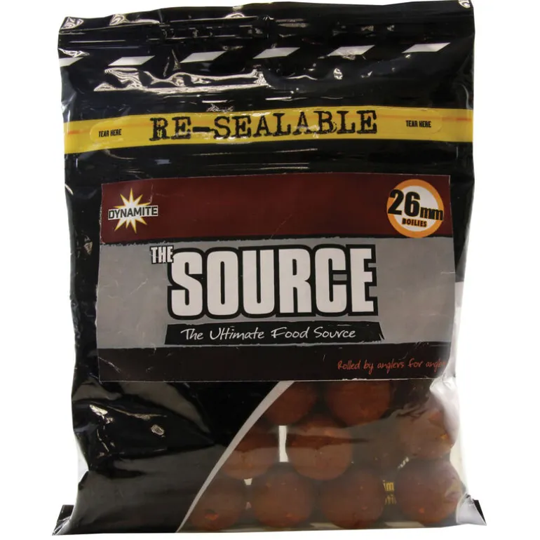 Bouillette carpe dynamite baits the source boilie 26mm 350gr
