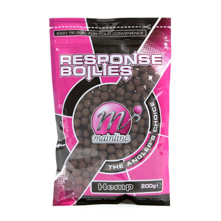 Bouillettes carpe mainline ready made boilies hemp 10mm 200g