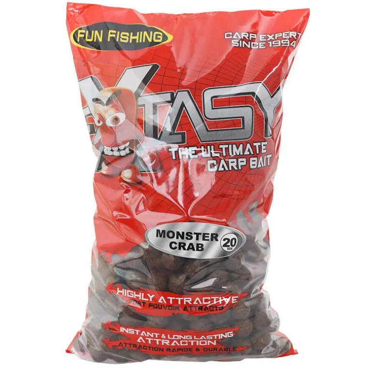 Bouillettes funfishing extasy monster crab 4kg 20mm
