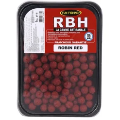 Bouillettes Fun Fishing RBH Boilies Robin Red 800g