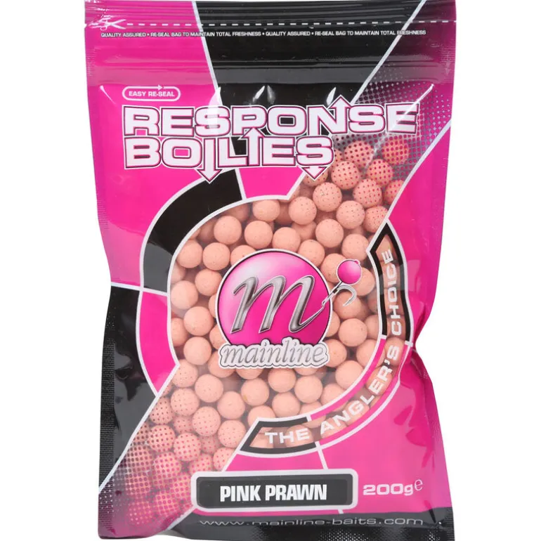 Bouillettes Mainline Shelf Life Boilies Pink Prawn 10mm 200gr