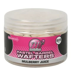 Bouillettes équilibrées carpe mainline wafter barrels mulberry juice 12/15mm