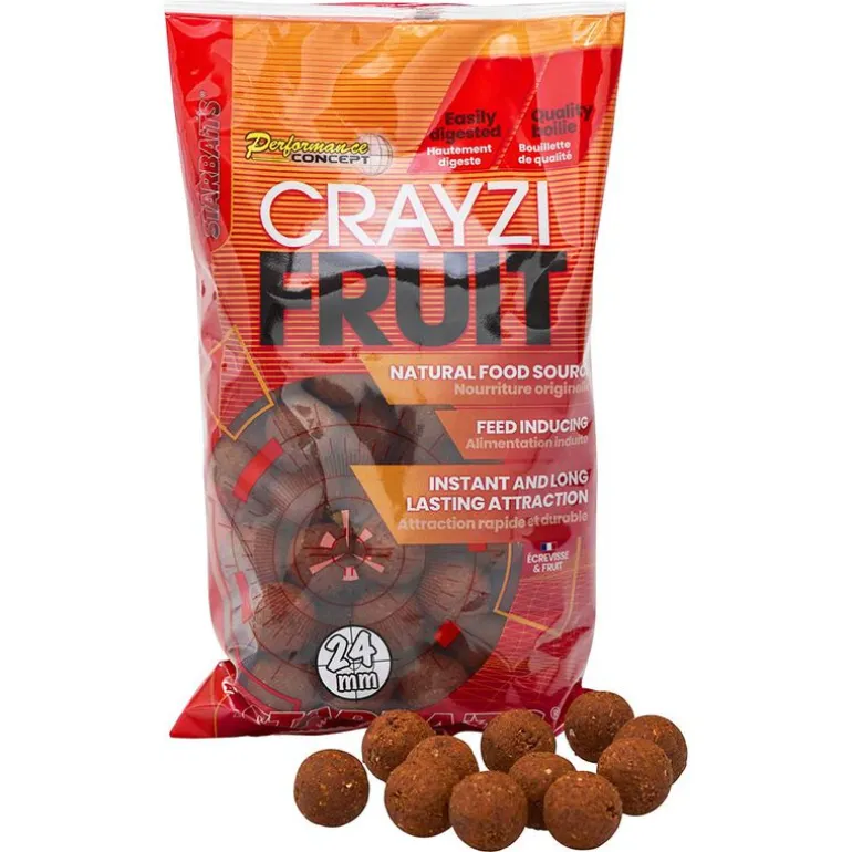 Bouillettes Starbaits PC Crayzi Fruit 24 mm