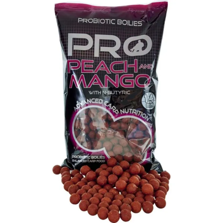Bouillettes Starbaits Pro Peach & Mango Boilies