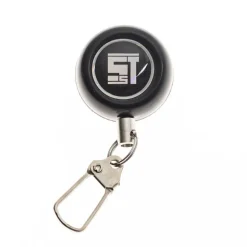 Bouton service noir silverstone cable acier (broche)