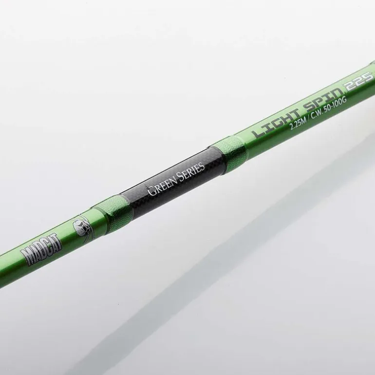 Canne leurre silure madcat green spin 2.25m 50-100g