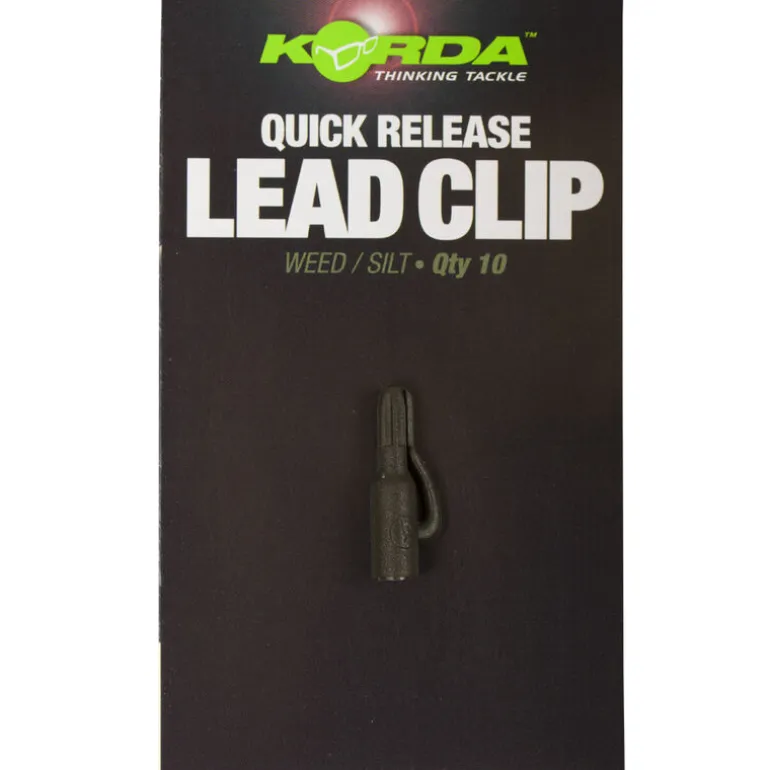 Clip plomb carpe korda quick release lead clips - 10 stuck