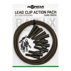 Clip plombs korda basix lead clip action pack