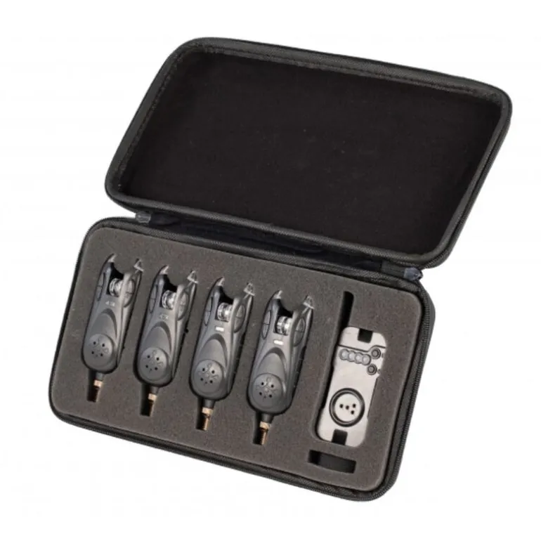 Coffret 4 détecteurs carpe starbaits emet/rec + centrale