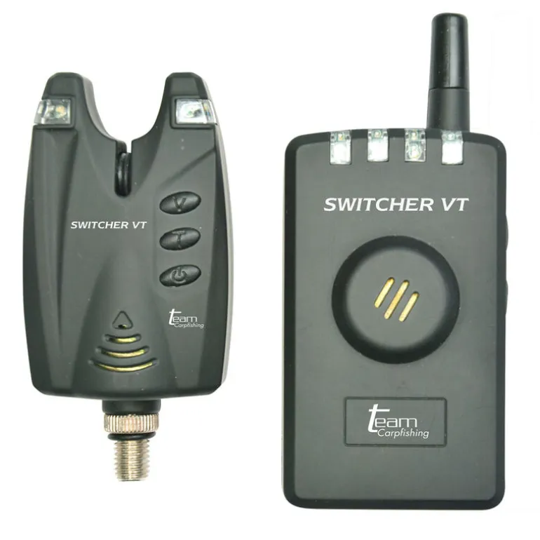 Coffret 4 détecteurs carpe team carpfishing switcher vt + centrale