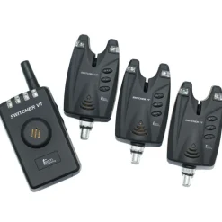 Coffret 4 détecteurs carpe team carpfishing switcher vt + centrale