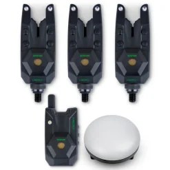 Coffret 3 détecteurs + 1 centrale + 1 lampe bivvy Sonik HeroX