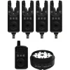 Coffret 4 détecteurs + 1 centrale + lampe bivvy Sonik SKS2