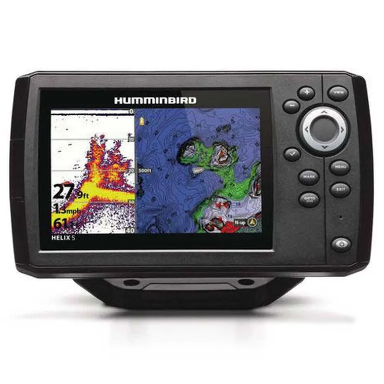 Combiné Humminbird Helix 5 G3 Chirp Sonde Tableau Arrière et Température