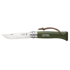 Couteau Opinel n°8 Baroudeur Noir Brun