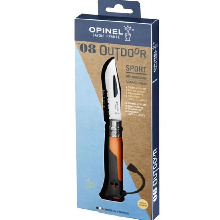 Couteau Opinel N°08 Outdoor Orange
