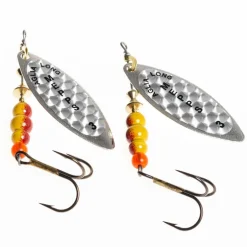Cuillère Tournante Mepps Aglia Longue Rainbow Argent (x2)