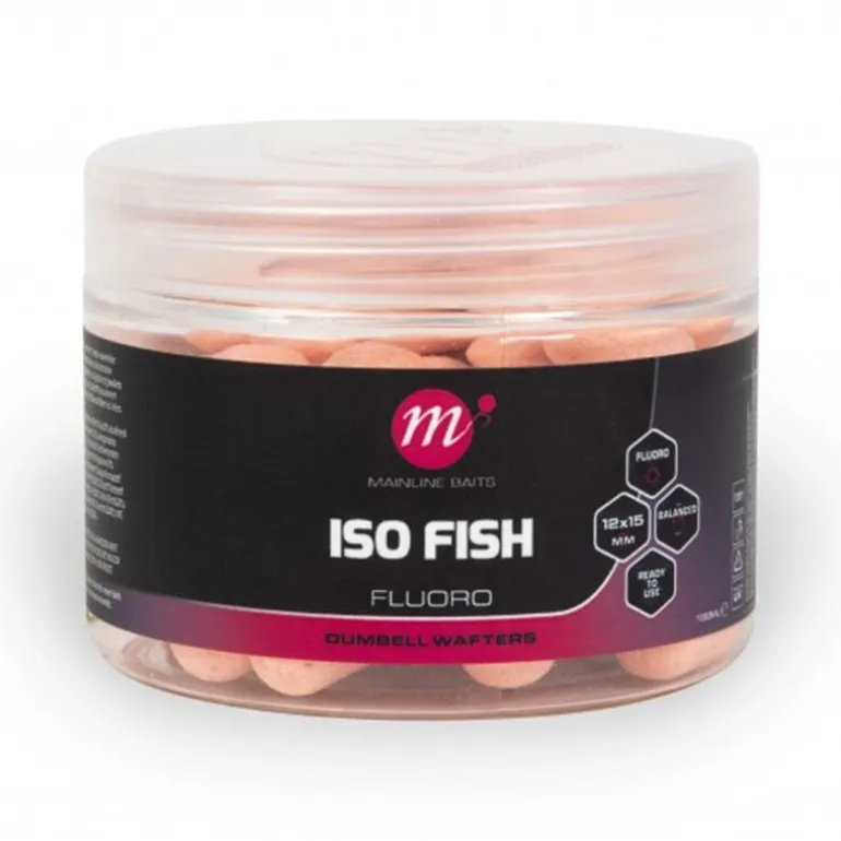 Dumbell Wafters Fluoro Mainline ISO Fish 12×15mm