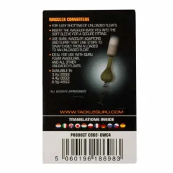 Embase pour flotteur anglaise coup guru waggler converters (x2)