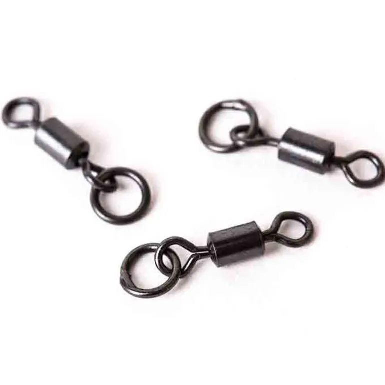 Emerillons à anneaux carpe nash uni ring swivel (x10)