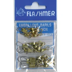 Emerillons barils agrafes flashmer kit de 12