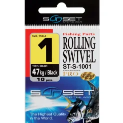 Emerillons mer sunset rolling swivel