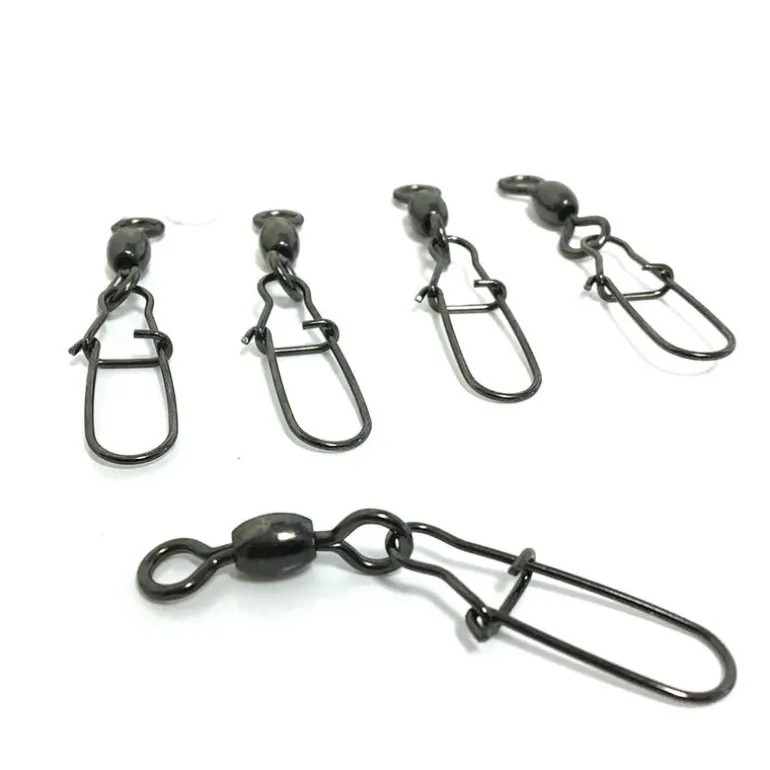 Emerillons silure overfight power swivel and snap (x5)