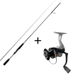 Ensemble Spinning Major Craft Kahory Combo Canne 702m 2.13m, 7-28g + Moulinet KRS2500