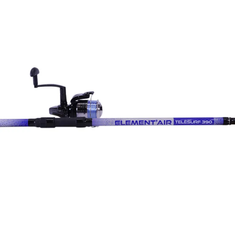 Ensemble Surfcasting Télescopique Sasori Element'air Telesurf 3.90m, 80-150g