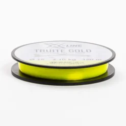 Fil nylon jaune fluo x-line truite gold 150 m
