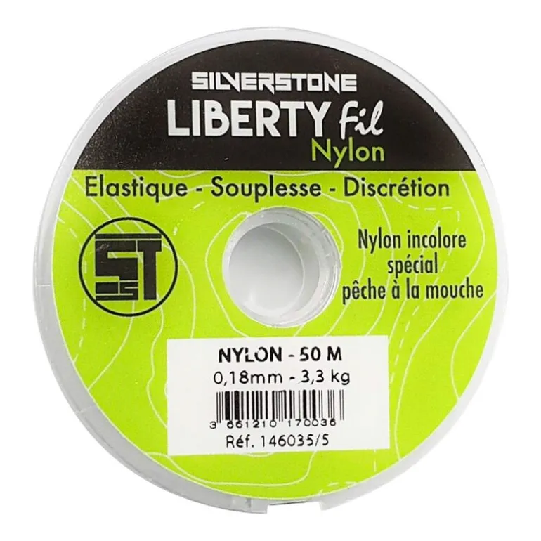 Fil nylon mouche silverstone liberty (50m)